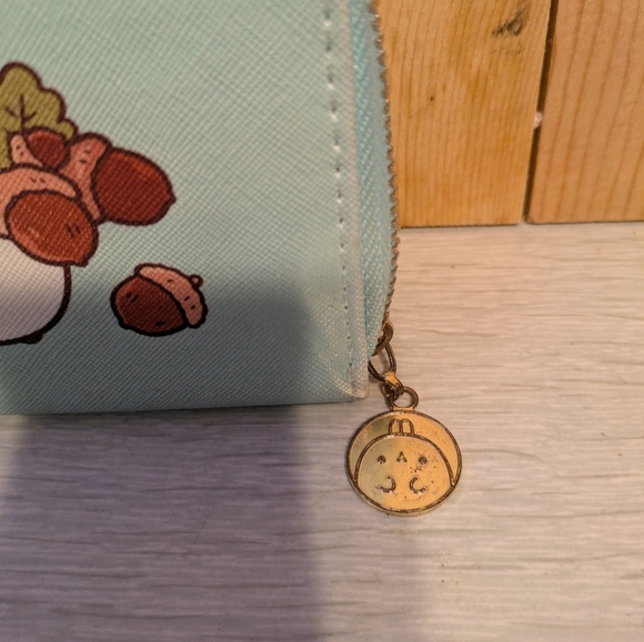 Cute Mint Green Small Pet Wallet 5x3 Popcorn F&T - Picture 3 of 7